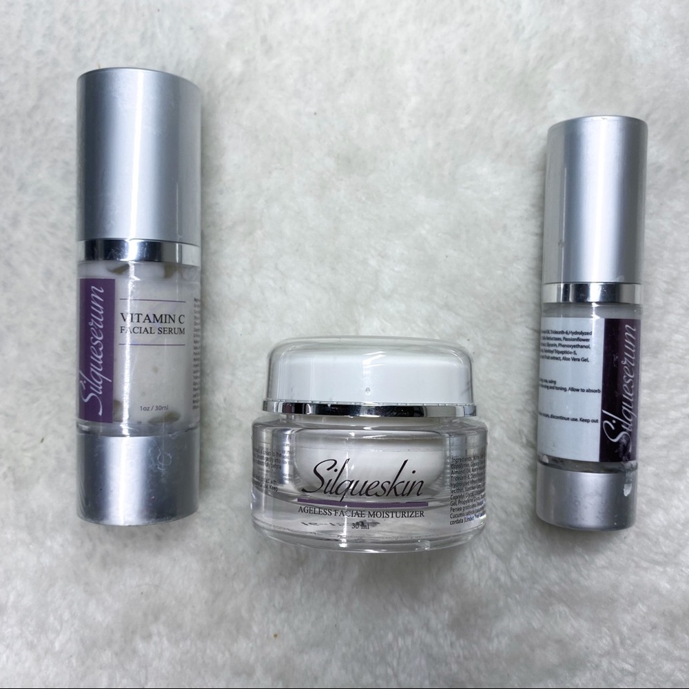 Silqueskin Face and Eye Serum Set x3